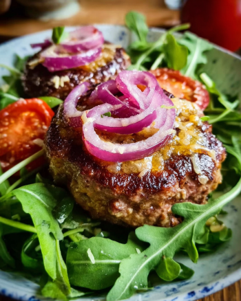 Brotloser Low Carb Burger