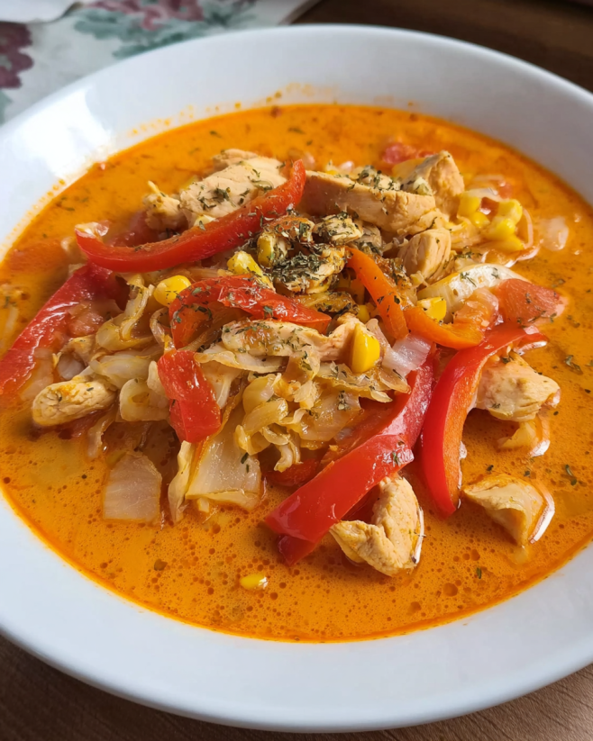 Cremige Low Carb Gyrossuppe