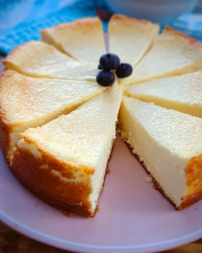Fluffiger Low Carb Käsekuchen