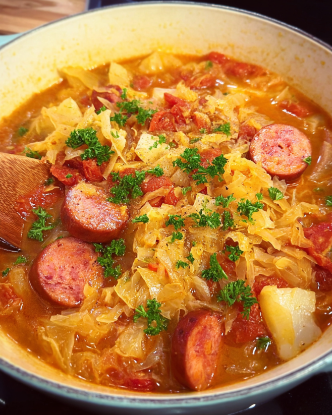 Herzhafter Sauerkraut Eintopf