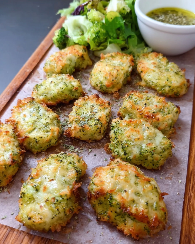 Knusprige Brokkoli Käse Nuggets