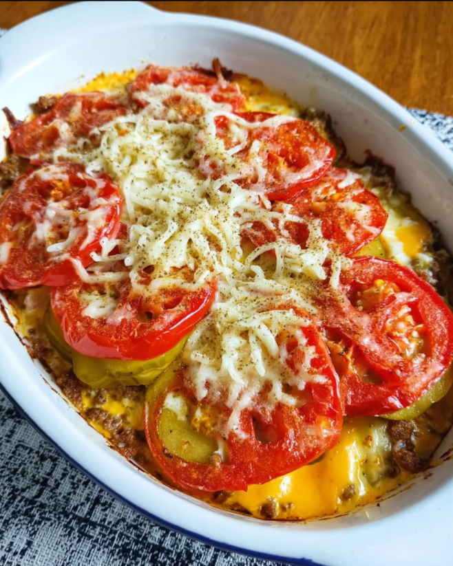 Low-Carb Burger Auflauf Deluxe