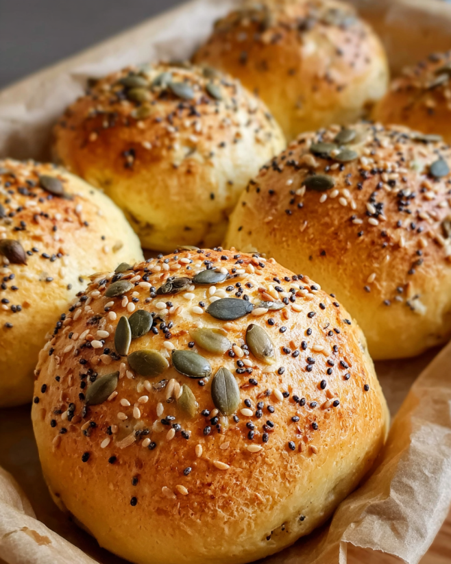 Low Carb Quark Brötchen