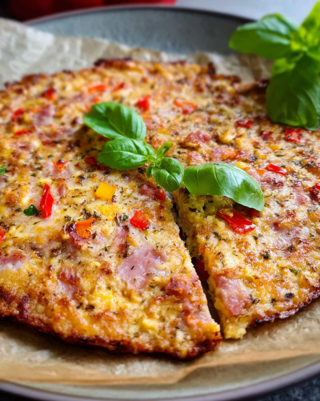 Schnelle Low Carb Schüttelpizza
