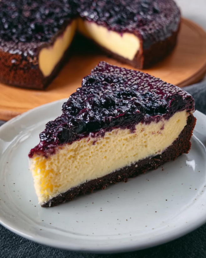 Low Carb Heidelbeer Cheesecake