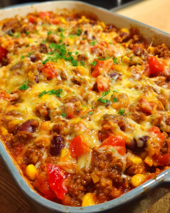 Würziger Low Carb Tex Mex Auflauf